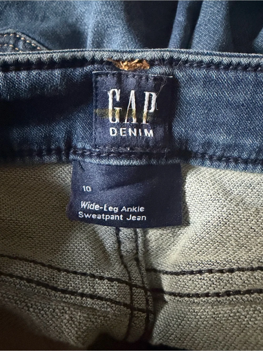 Kid’s Wide-Leg Jeans - Dark Blue